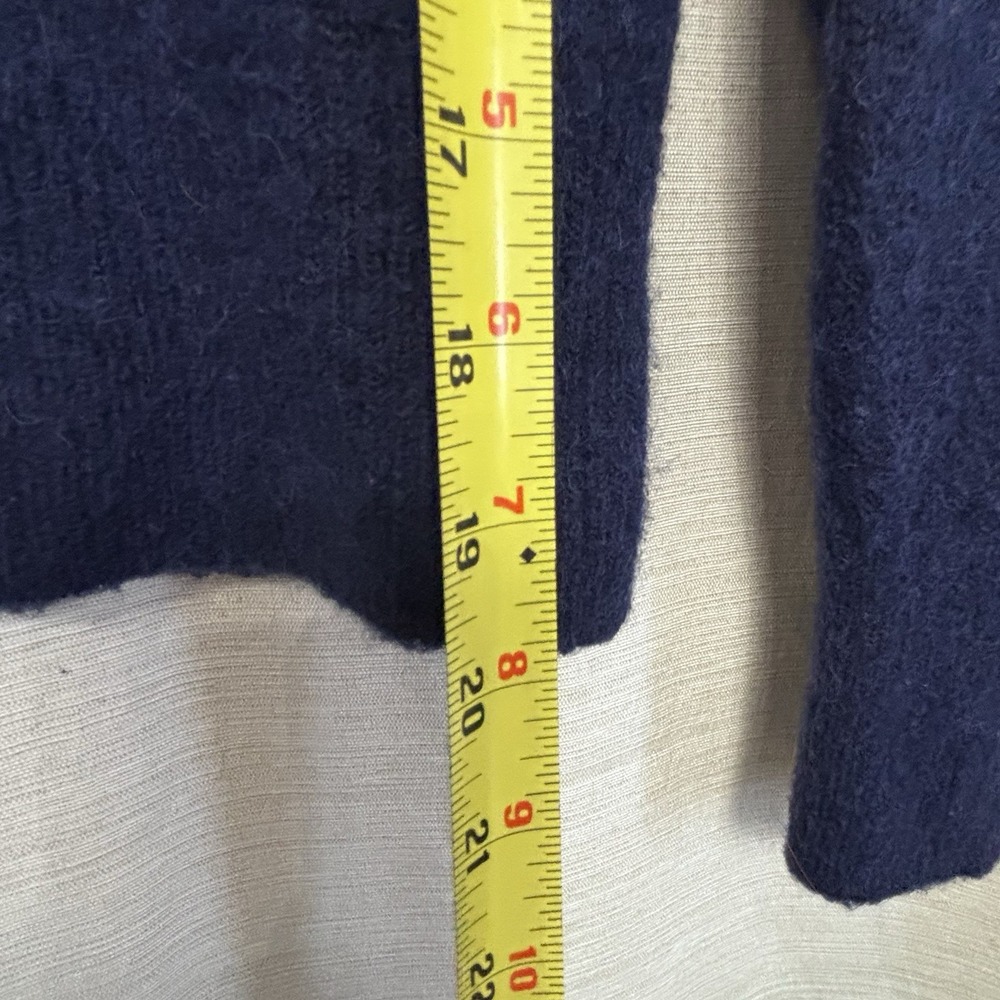 Vineyard Vines Women's Blue Crewneck Alpaca Merino Blend Knit Sweater S - Picture 3 of 5
